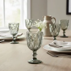 Calici in vetro Crystal Grey 26 cl