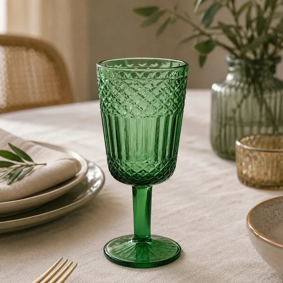 Calici in vetro Imperial Green 30 cl