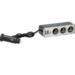 Caricatore USB Auto 12/24V 3,1A con Presa Tripla