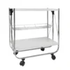 Carrello da Cucina Pieghevole Salvaspazio in metallo Bianco Karry&Go