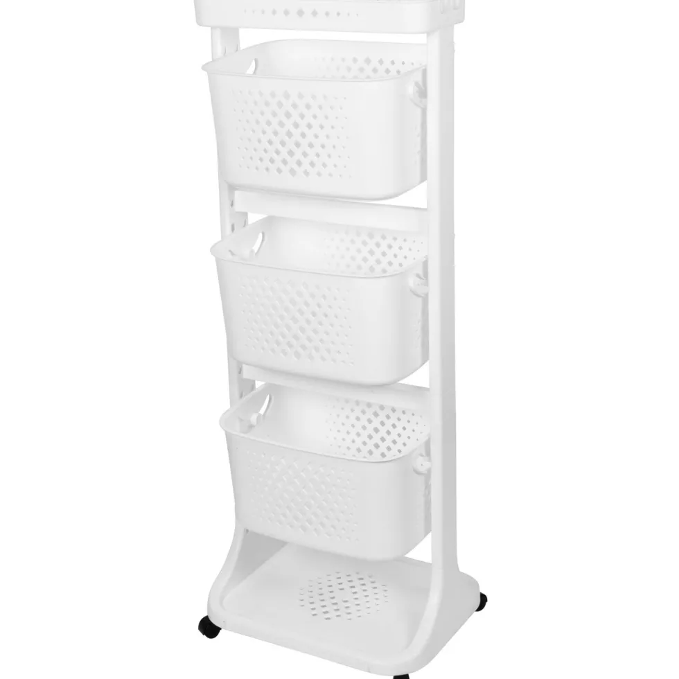 Carrello multiuso bianco in plastica Karry All