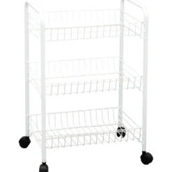 Carrello Multiuso 3 cestelli con ruote Helou