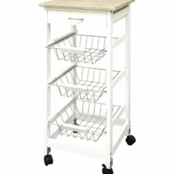 Carrello Multiuso Lunch Bianco