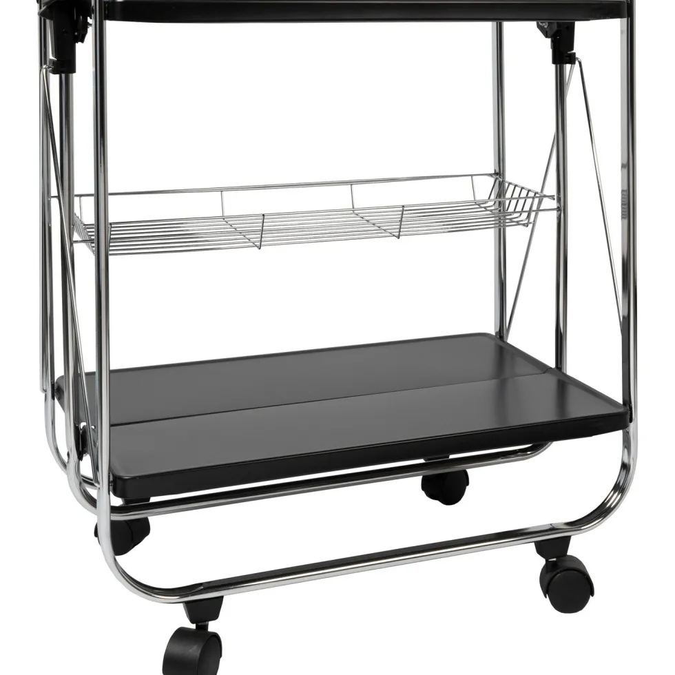 Carrello multiuso nero in metallo Karry&Go