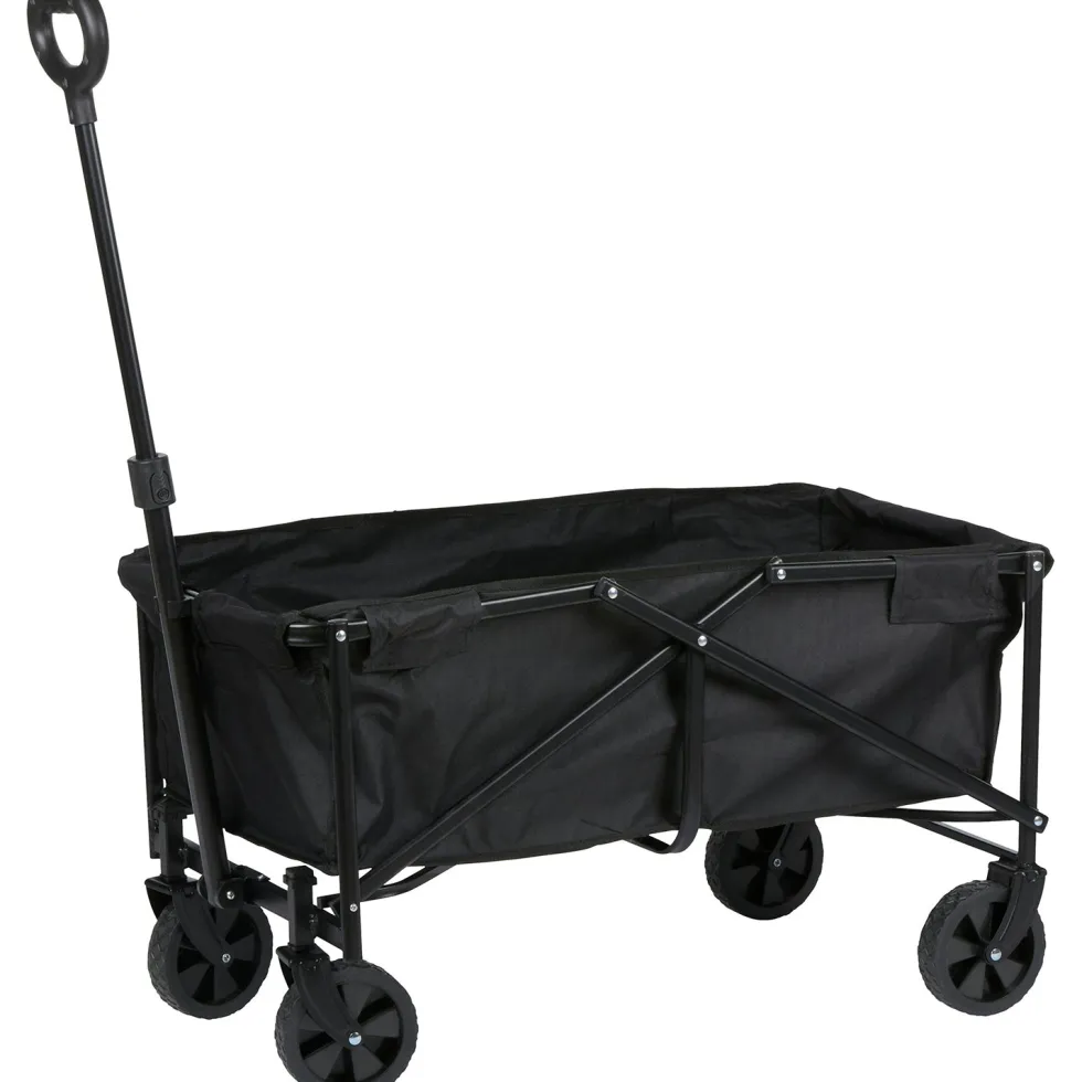 Carrello Pieghevole Utility Nero Capacità max 50 kg