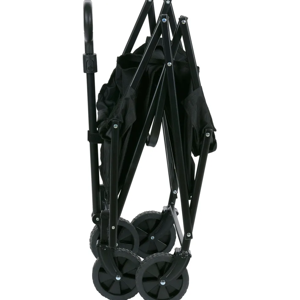Carrello Pieghevole Utility Nero Capacità max 50 kg