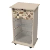 Carrello Portafrutta Tortora Linea Leaves Tiles Vintage