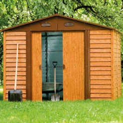 Casetta box da giardino in metallo Chalet