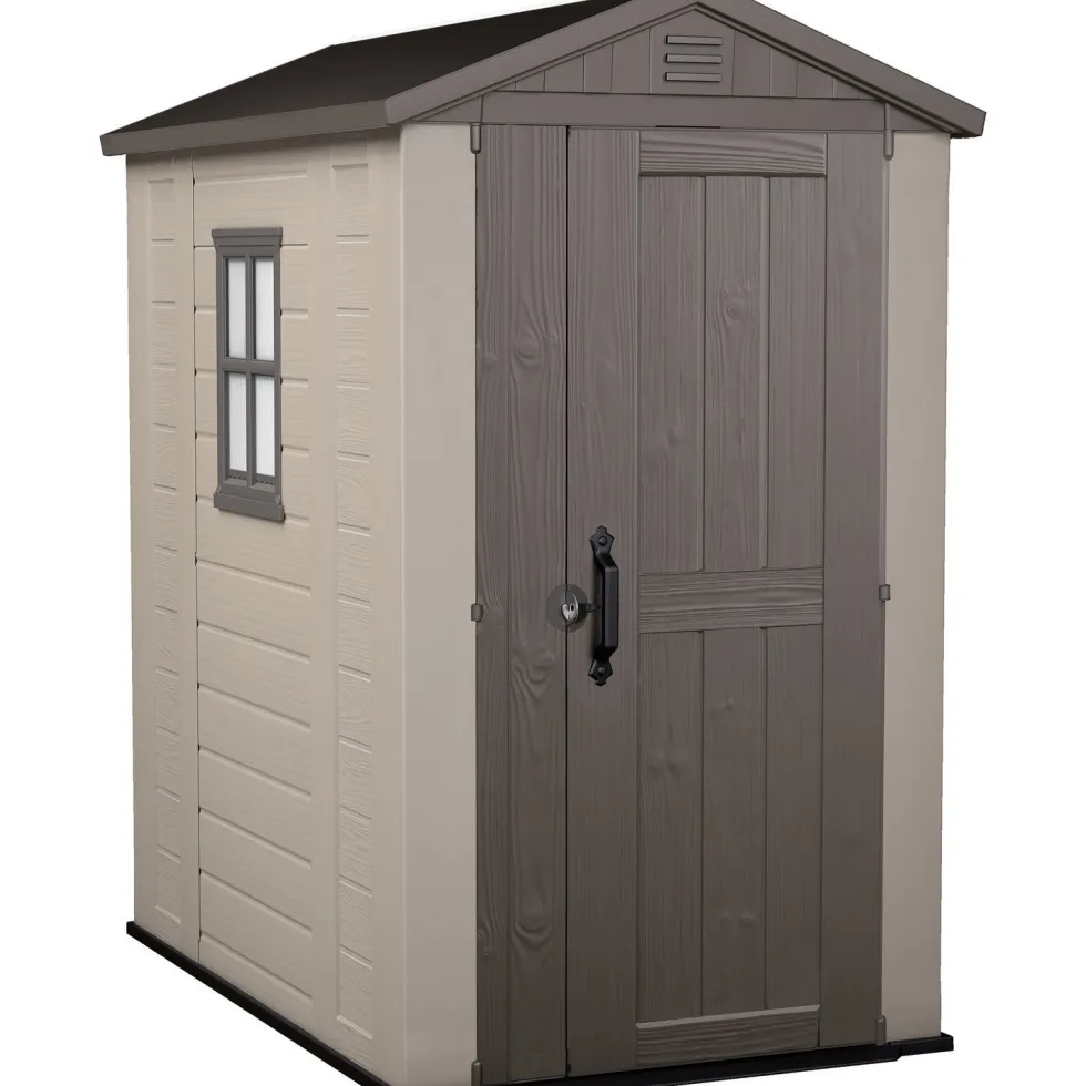 Casetta da giardino grande beige Factor 4x6