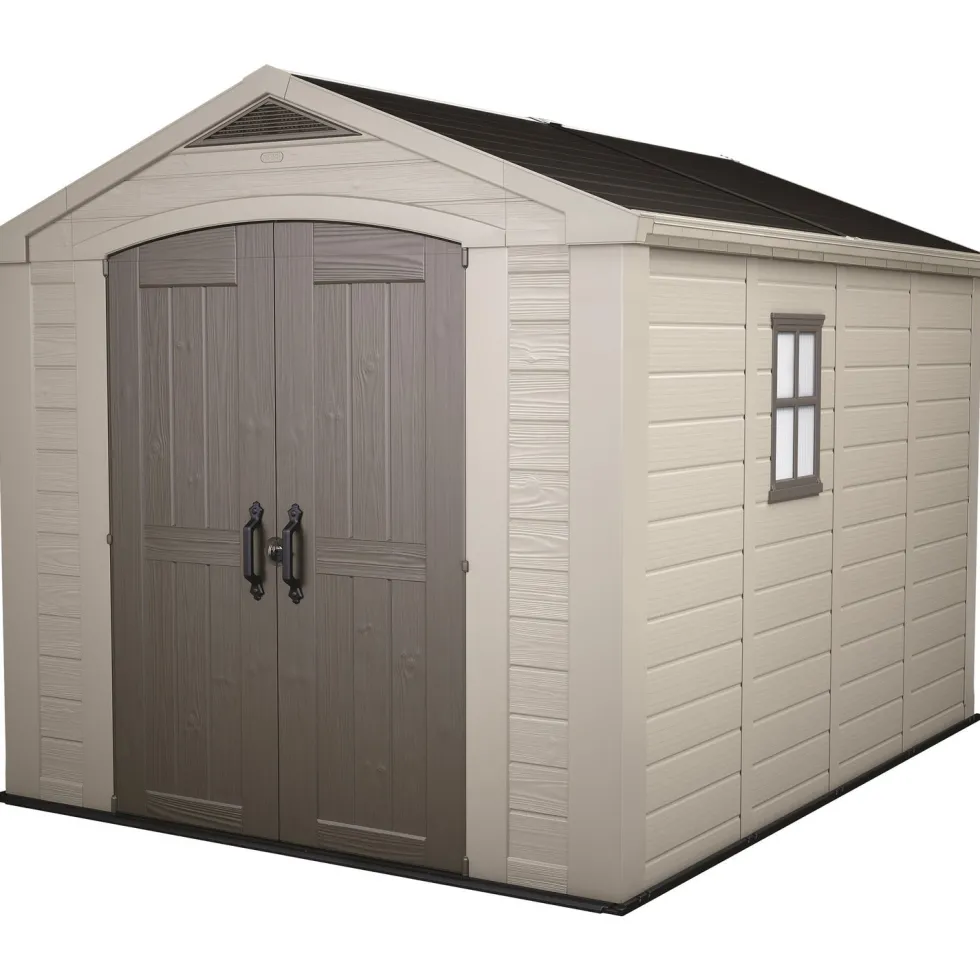 Casetta da giardino grande beige Factor 8x11