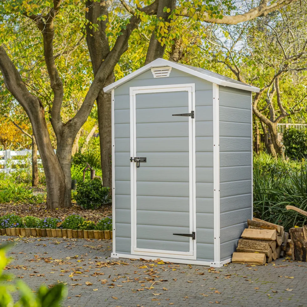 Casetta da giardino grande grigio Manor 4x3