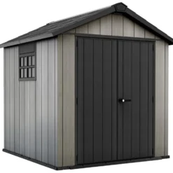 Casetta da giardino grande grigio Oakland 757