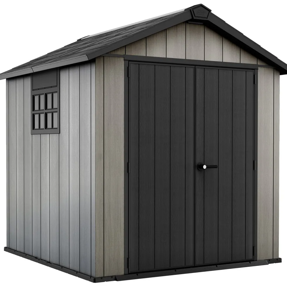 Casetta da giardino grande grigio Oakland 757