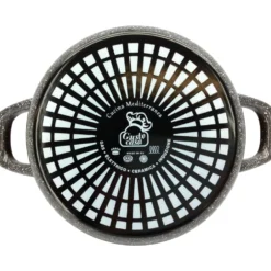 Casseruola Antiaderente 2 manici Grey Stone diametro 20 cm
