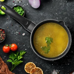 Casseruola con manico e fondo a induzione Linea ChefStone diametro 16 cm