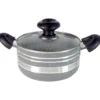 Casseruola in alluminio con coperchio in vetro Linea Cook diametro 24 cm