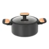 Casseruola in alluminio forgiato con coperchio Linea Japan diametro 20 cm