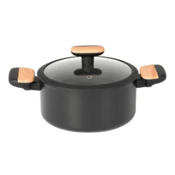 Casseruola in alluminio forgiato con coperchio Linea Japan diametro 20 cm