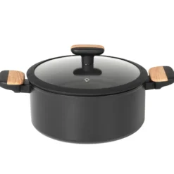 Casseruola in alluminio forgiato con coperchio Linea Japan diametro 24 cm