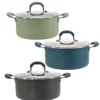 Casseruola in alluminio pressato Linea Maya diametro 24 cm