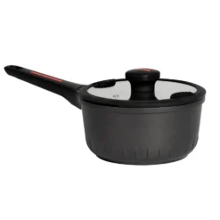Casseruola in alluminio pressofuso con coperchio in vetro Linea Grenoble diametro 16 cm