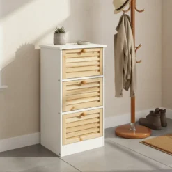 Cassettiera Multiuso 3 cassetti Legno di Abete Linea Woodhandy