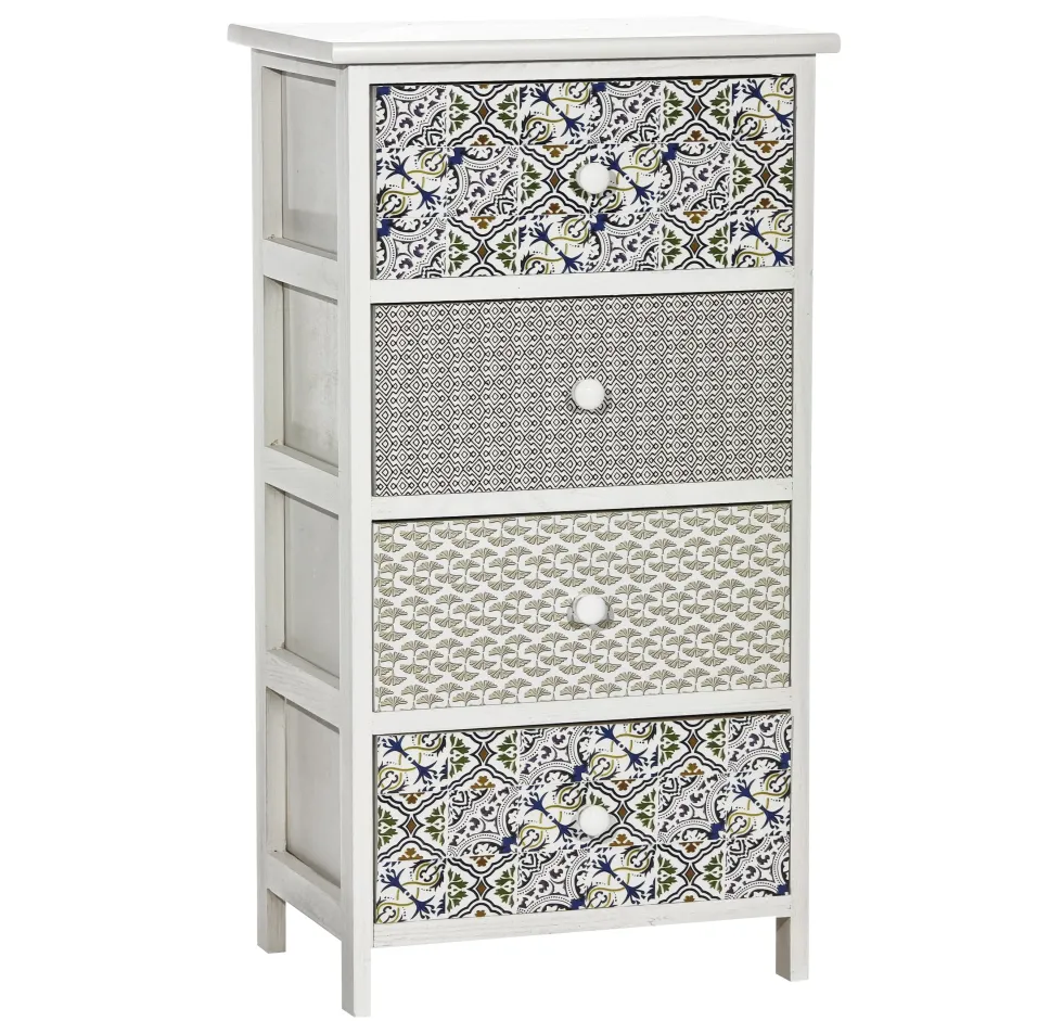 Cassettiera Multiuso 4 Cassetti Linea Woodhandy