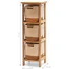 Cassettiera Multiuso Linea Woodhandy 3 Cassetti Slim