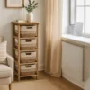 Cassettiera Multiuso Linea Woodhandy 4 Cassetti