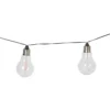 Catena Luminosa 10 Lampadine Solari Luce Multicolor da esterno