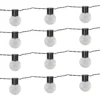 Catena Luminosa Solare 40 Lampadine LED Luce Calda da Esterno