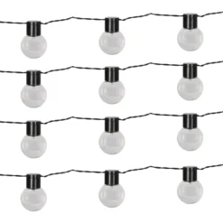 Catena Luminosa Solare 40 Lampadine LED Luce Calda da Esterno