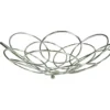 Centrotavola in Metallo Cromato diametro 36 cm