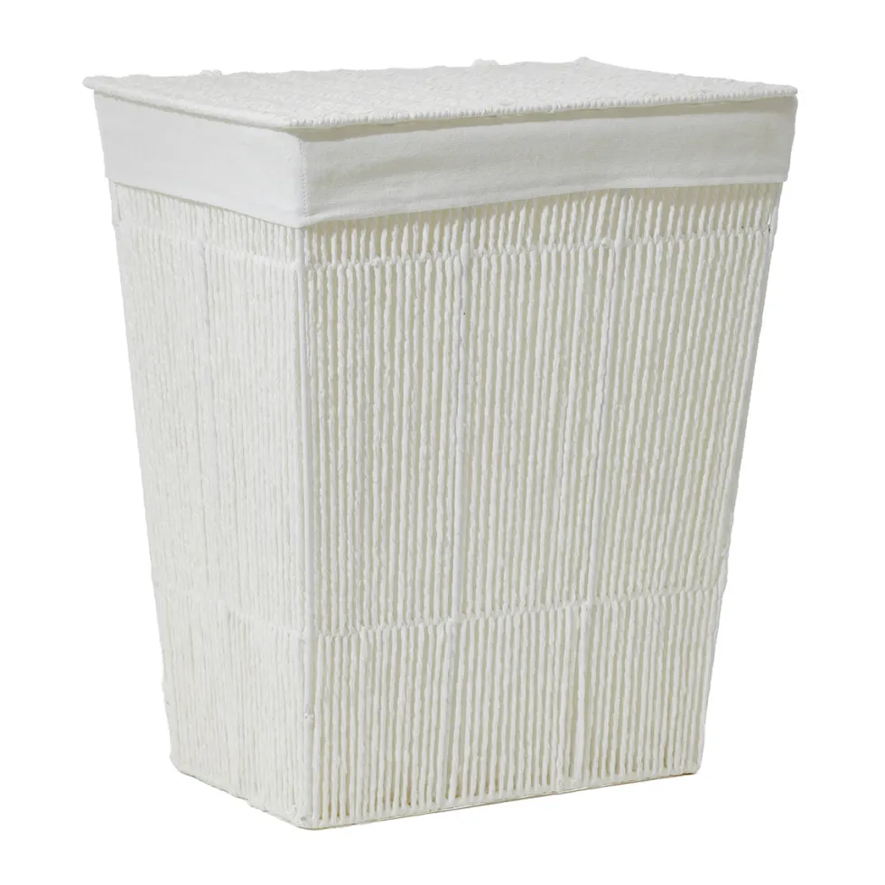 Cesta Portabiancheria Bianca