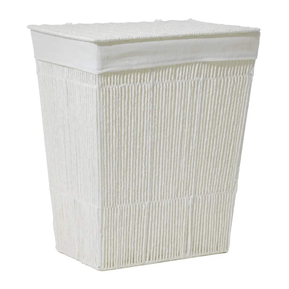 Cesta Portabiancheria Bianca