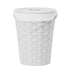 Cesta Portabiancheria in tnt Bianca
