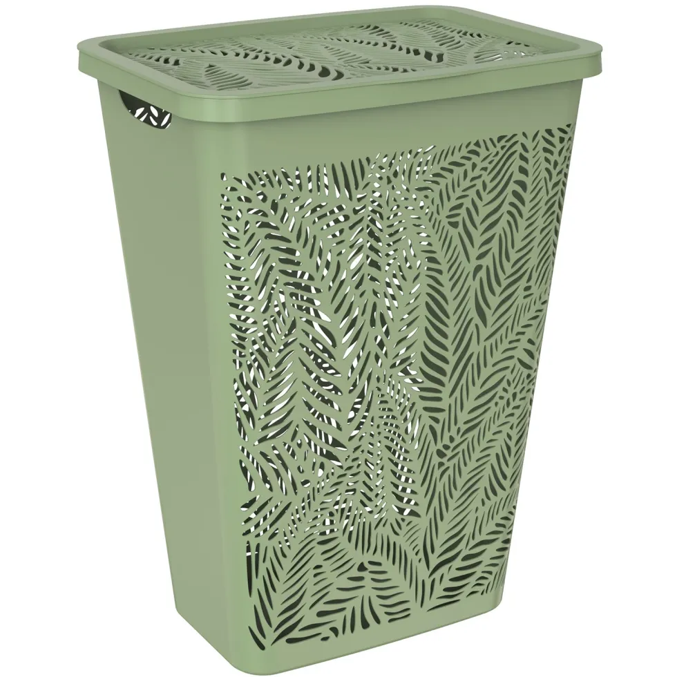 Cesta Portabiancheria Jungle Hamper Verde Salvia 55 litri