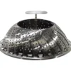 Cestello per Cottura a Vapore Pieghevole in acciaio inox diametro 18 cm
