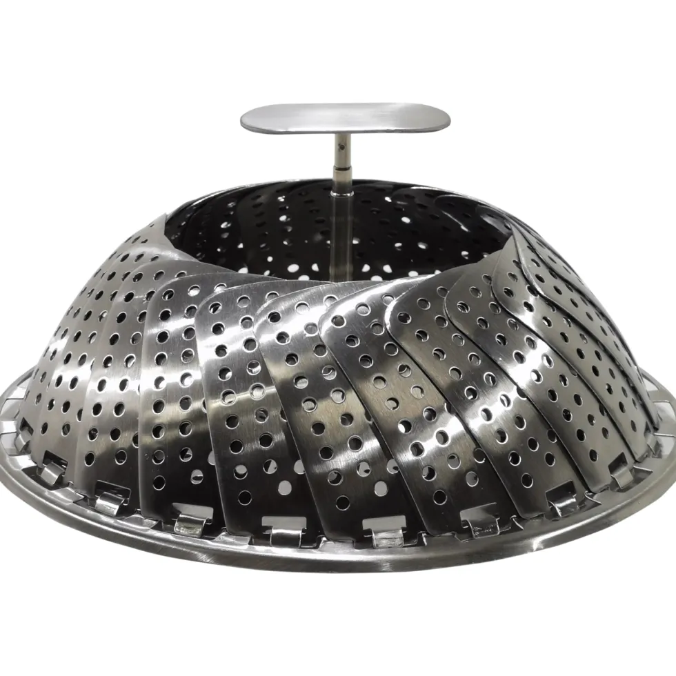 Cestello per Cottura a Vapore Pieghevole in acciaio inox diametro 18 cm