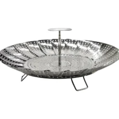 Cestello per Cottura a Vapore Pieghevole in acciaio inox diametro 18 cm