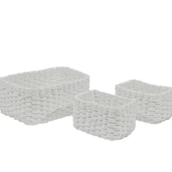 Cestino Multiuso Rettangolare Bianco