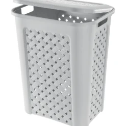 Cesto Portabiancheria Grigio chiaro 50 litri Linea Arianna
