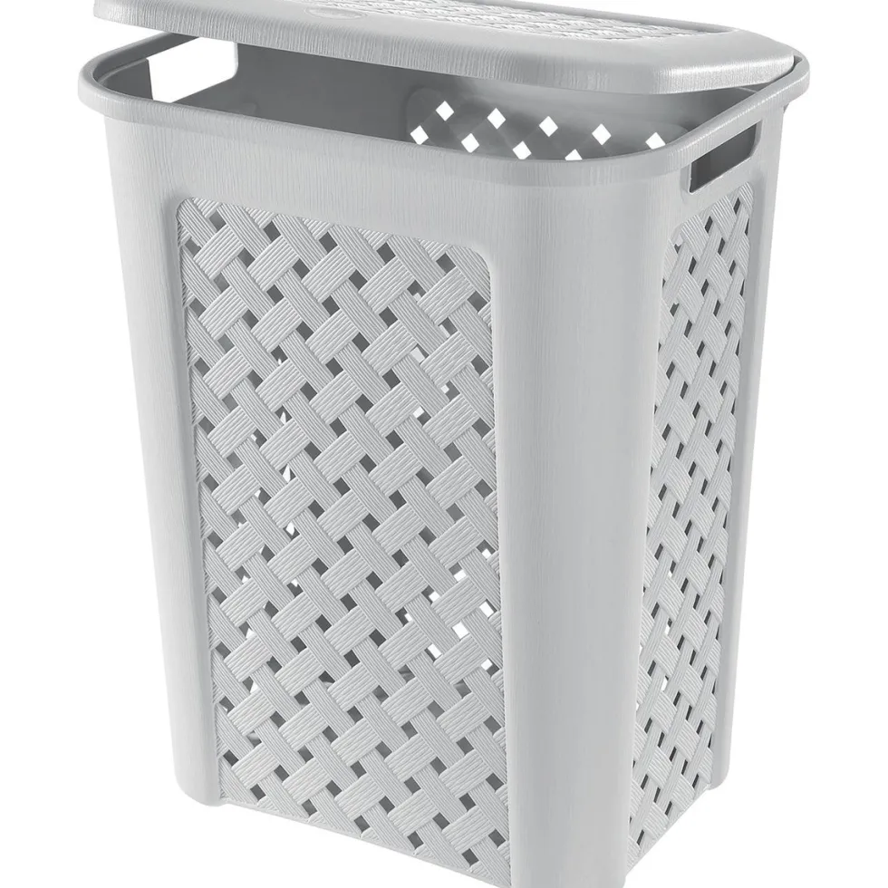 Cesto Portabiancheria Grigio chiaro 50 litri Linea Arianna