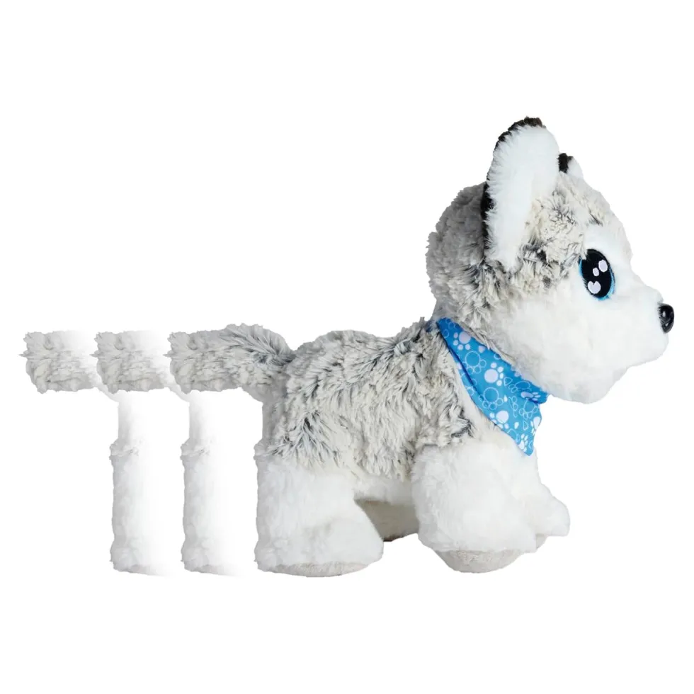 Chi Chi Love Happy Husky Interattivo con Comandi Vocali e Oltre 60 Suoni h30 cm