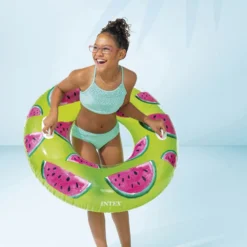 Ciambella Gonfiabile Tropicale con Maniglie diametro 107 cm