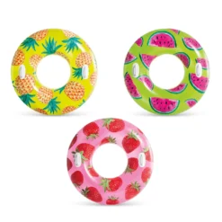 Ciambella Gonfiabile Tropicale con Maniglie diametro 107 cm