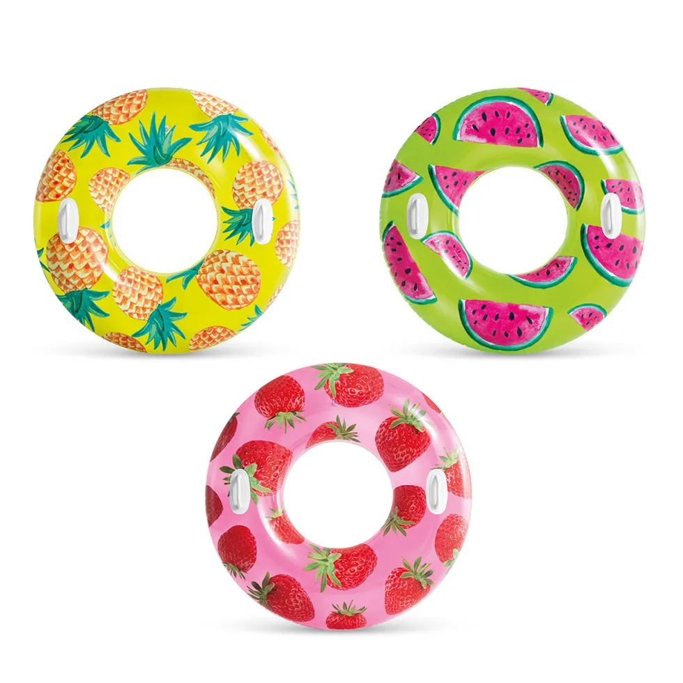 Ciambella Gonfiabile Tropicale con Maniglie diametro 107 cm