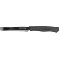 Coltelli da tavola lama in acciaio inox manico nero