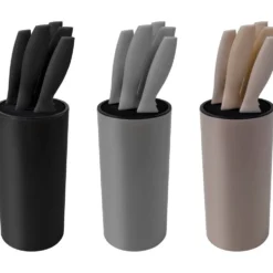Coltelli in acciaio con stand