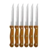 Coltello Bistecca Acciaio Inox con Manico in Legno